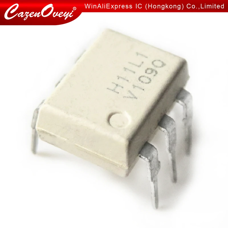 10pcs/lot H11L1 DIP-6 SMD-6  H11L1M Schmitt trigger output at a high speed In Stock