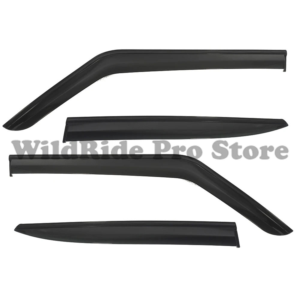 3D Dark Smoked Window Visor Rain Sun Guard Compatible with SUZUKI SWIFT 2018 2022 Wind Deflector