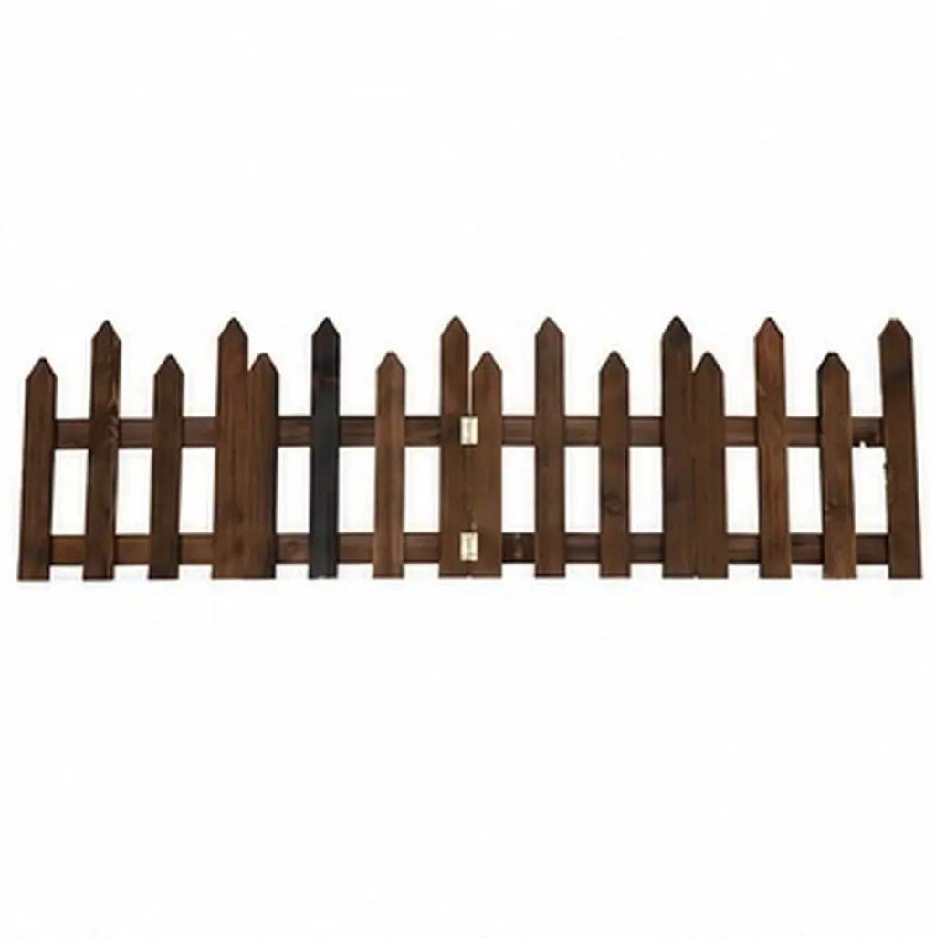 Fence Garden Outdoor Plastic Decorative Halloween Christmas New Year Garden Edging Border Fence Garden Edging Fence Wooden