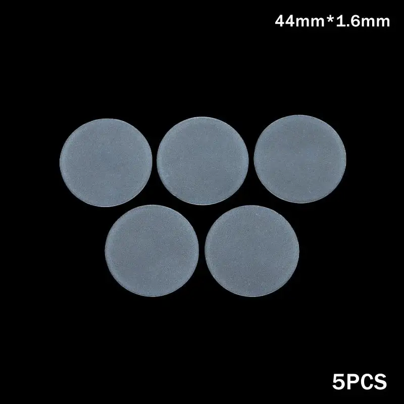 5 STKS Matte Glazen Diffuser, Frosted Ronde Platte Lampenkap voor Zacht, Zelfs Licht in LED Downlights & Zaklampen