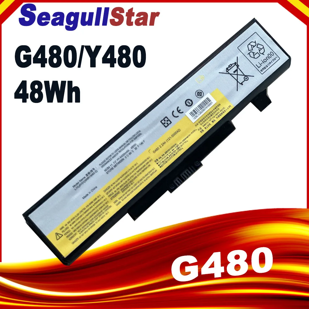 Laptop battery for LENOVO G500 Y485N Series IdeaPad G580 Y580 Y480 Z480 Y580N
