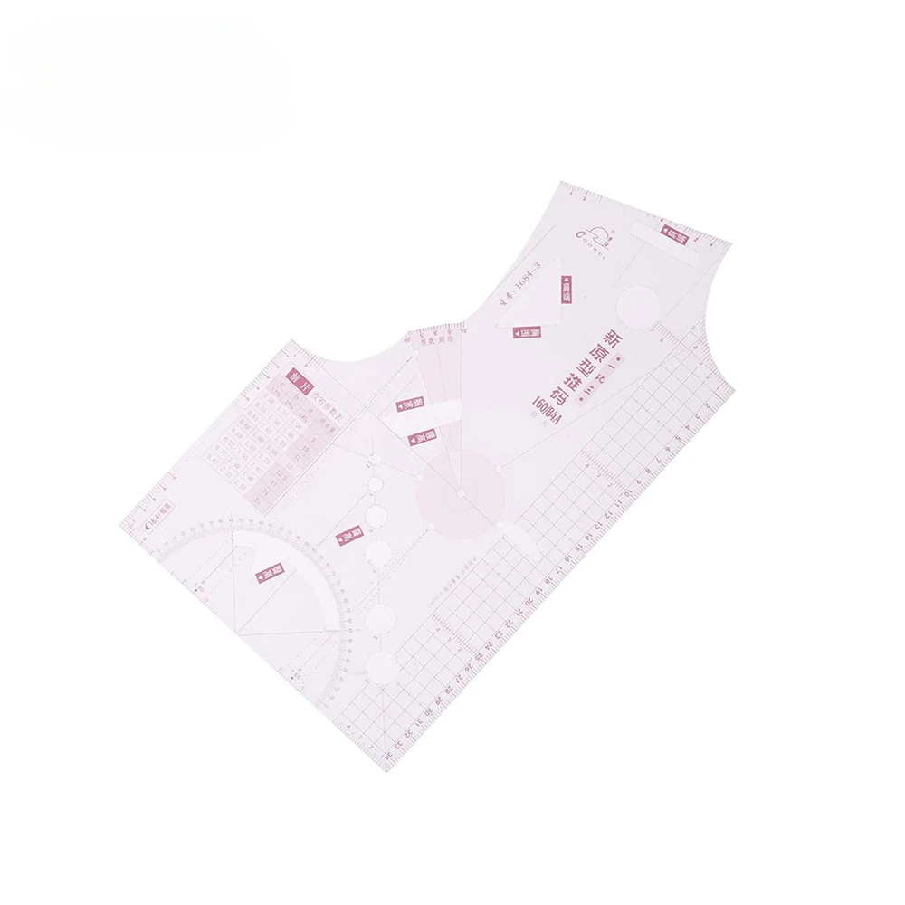 3Pcs Clothing Design Proofing Ruler Multifunctional Sewing Measuring Tool Tailor Pattern Design DIY Sewing Tools