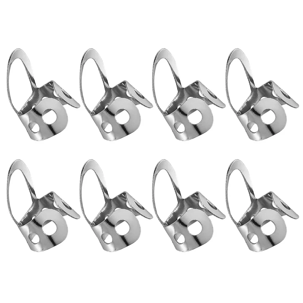 

8Pcs Stainless Steel Thumb Finger Pick Adjustable Design for Banjo Acoustic Guitar Durable Lightweight Guitar Supplies