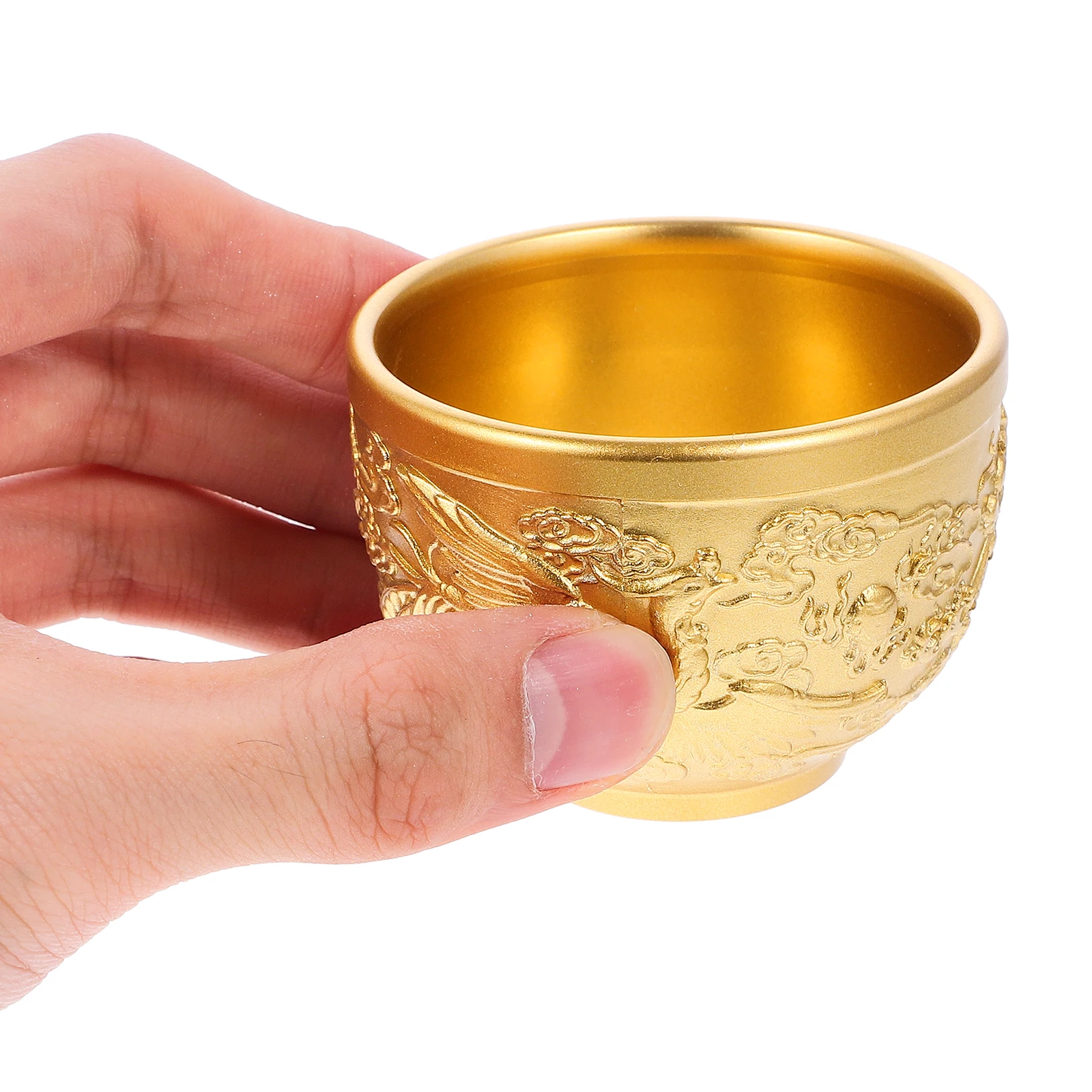 

2pcs Chinese Style Copper Tea Cups Retro Vintage Teacup Reusable Metal Drink Cup Design Office Home Decor Wine Beer