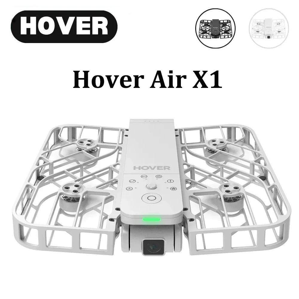 كاميرا HOVER Air X1 HoverAir X1 ذاتية الطيران بحجم الجيب، التقاط راحة اليد، مسارات الطيران الذكية، اتبع الوضع