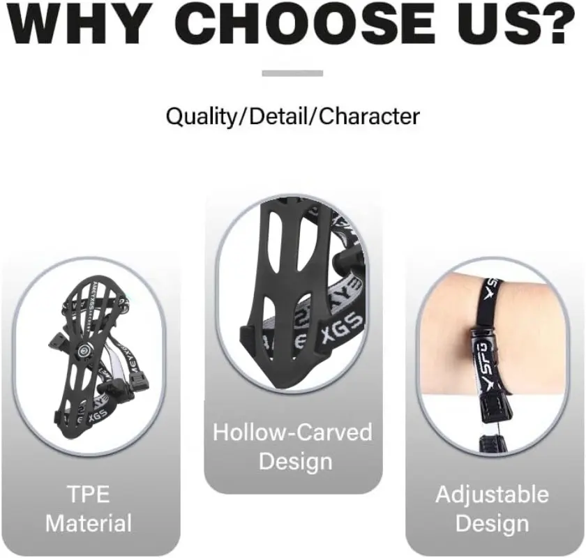 Archery Arm Guard, Archery Protective Gear, Lightweight Arrow Hand Guard,