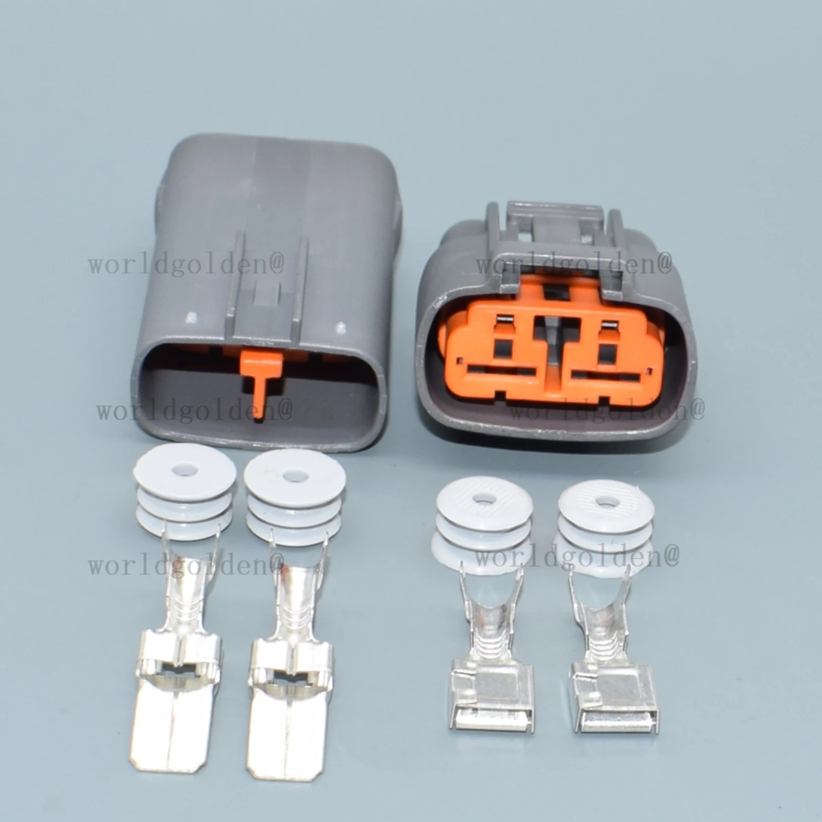 6195-0057 6195-0060 2Pin Vehicle Circuit Connector for Auto Models, Join Lamp Sensor Harness To Renew Degraded Circuit Plugs