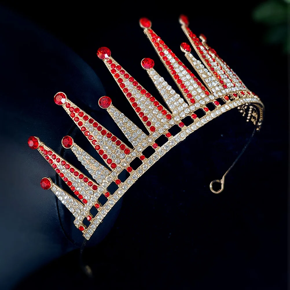 

Baroque Rhinestone Crown for Women Wedding Bridal Tiara Birthday Crown Headpiece Elegant Shine Party Prom Accessory