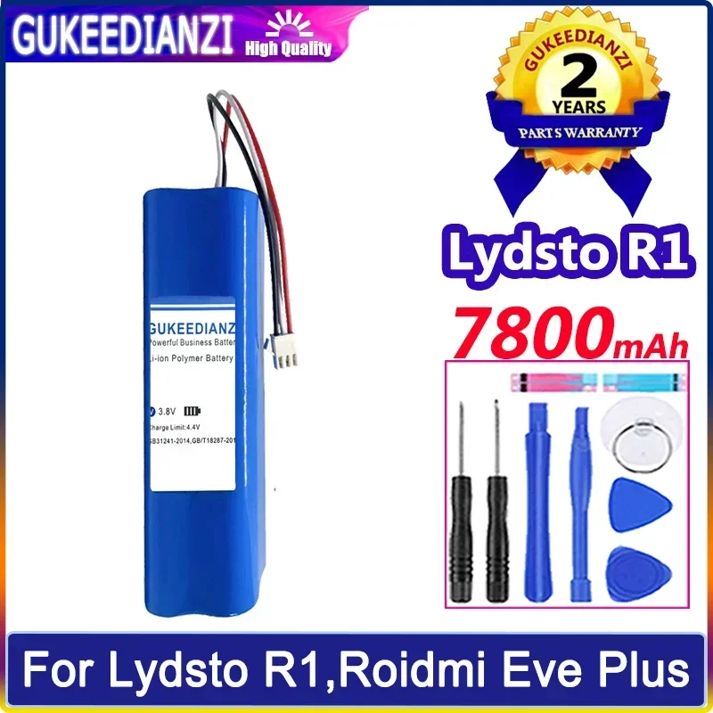 

Перезаряжаемая батарея 7800 мАч для пылесоса Xiaomi Lydsto R1 Roidmi Eve Plus для Proscenic M7/M8 MAX Pro U6 для Lenovo LR1