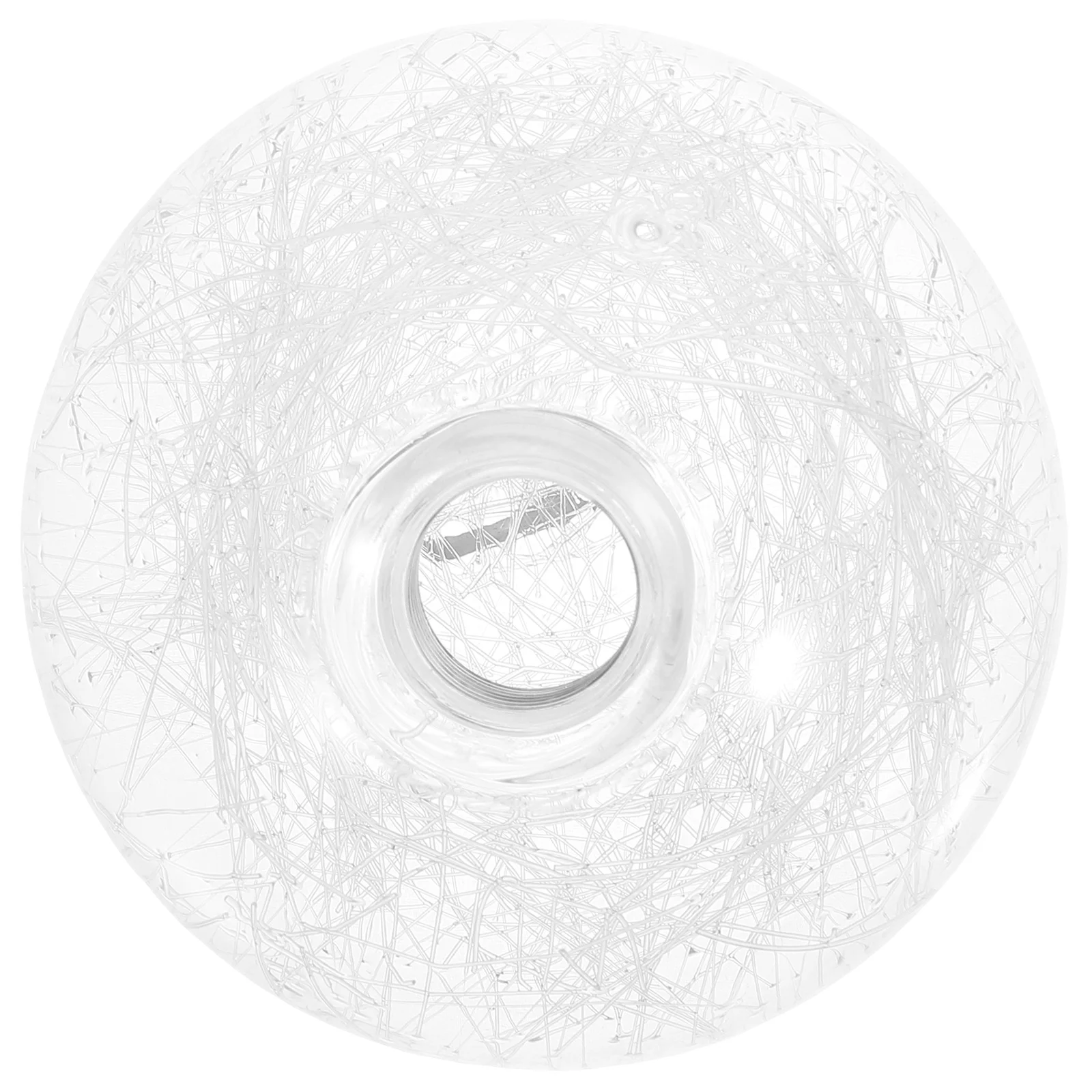 Glass Lamp Shade 100mm Diameter Round Filament Molecular Light Cover for Pendant Ceiling Chandelier Home Decor