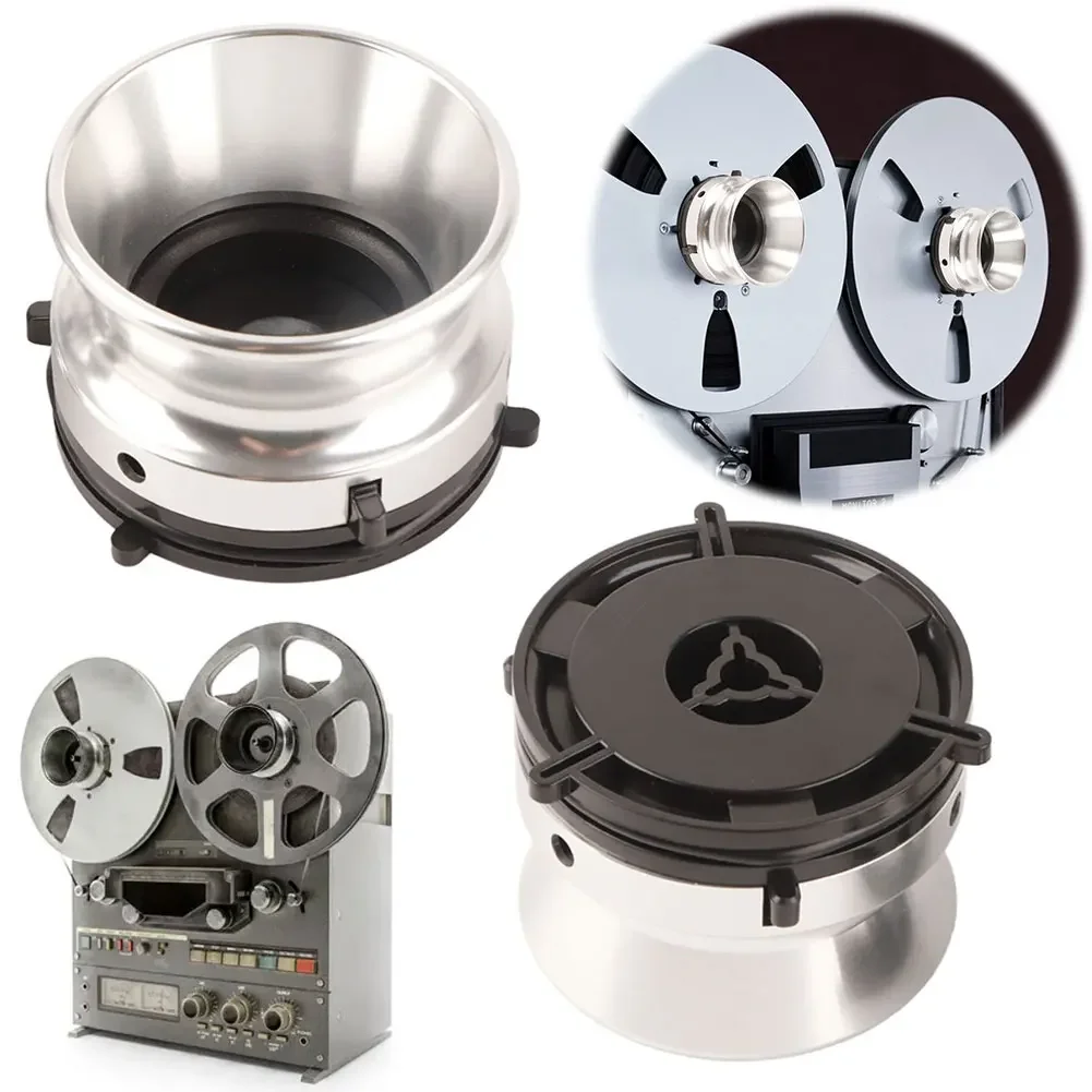 1 Pair NAB Hub Adapters Nab Reel Hub Adaptors Polished Aluminum 10 Inch Opener for Studer ReVox for Akai for Teac Recorder