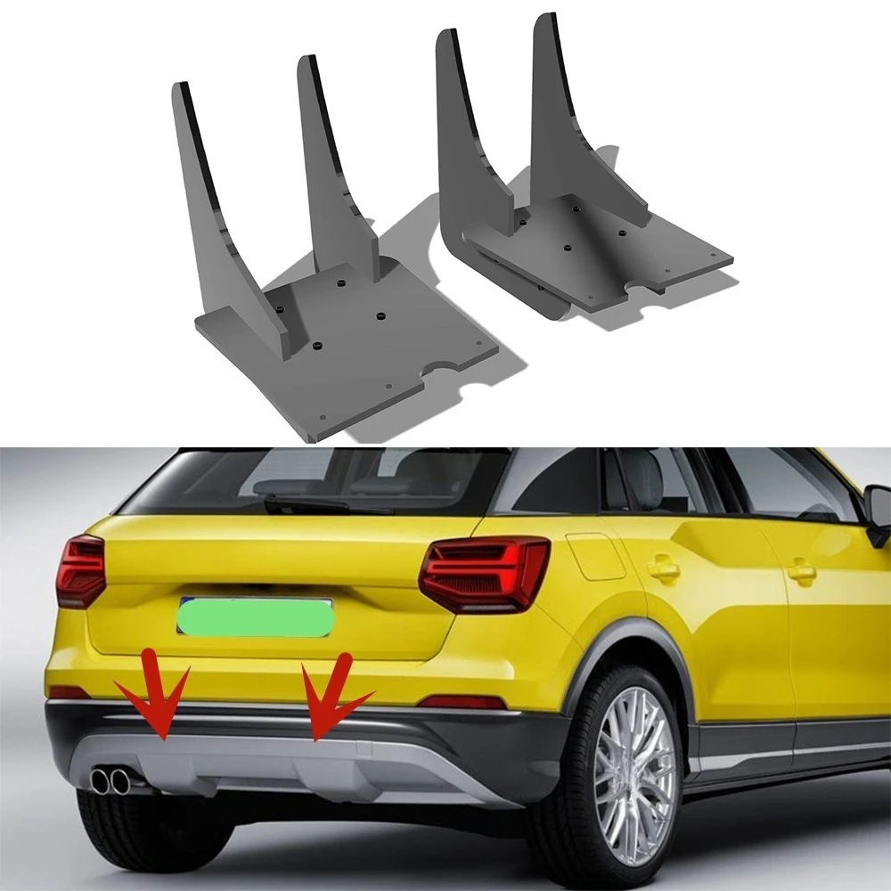 

For Audi Q2 2016-2018 Rear Spoiler Refit Part Body Styling Upgrade Trim Car Exterior Accessory Vehicle Decoration Modification
