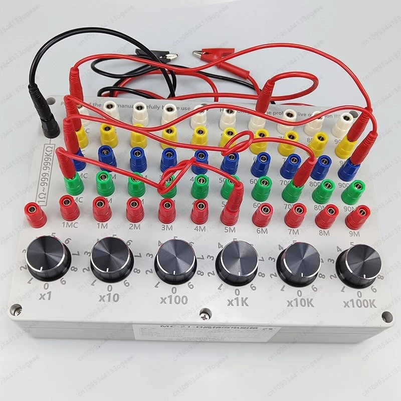 Teaching aids Standard resistance box High-precision equipment Adjustable resistance box utensils Send electronics laboratory