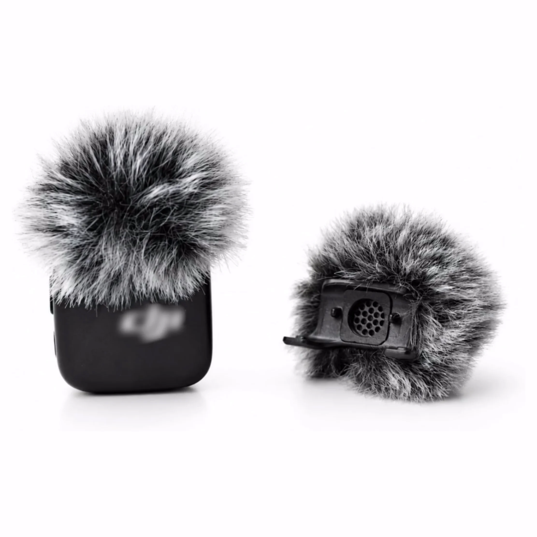 Windscreen for DJI Mic Mini 2 Furry Wind Muff Deadcat Cover, Microphone Windshield Repalcement for Wind Noise Reduction 2-Pack