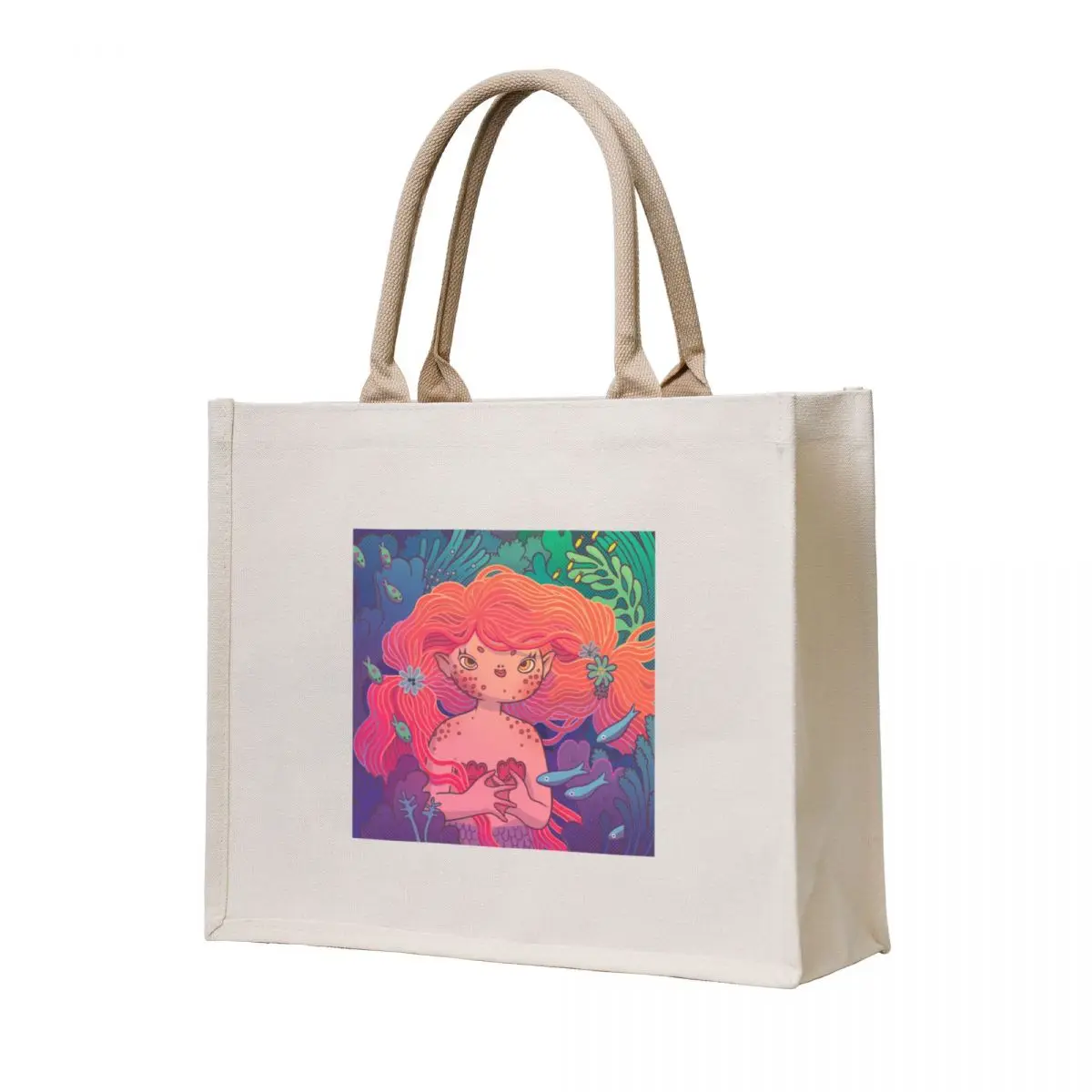 

The little Mermaid Tote Bag tote bag men cute tote bag custom bags for beach