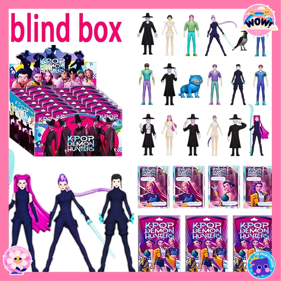 Kpop شيطان هانت صندوق أعمى سلسلة نموذج لجسم لعبة الكرتون الألعاب الأجهزة الطرفية مكتب الديكور هالوين/عيد الميلاد للطفل هدية #1