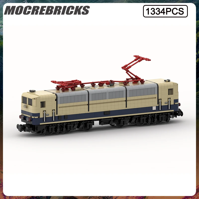 

City Train Series DB-Baureihe 181.2 Passenger Coach Advanced Train Model DIY Bricks Children's Educational Toys Christmas Gift