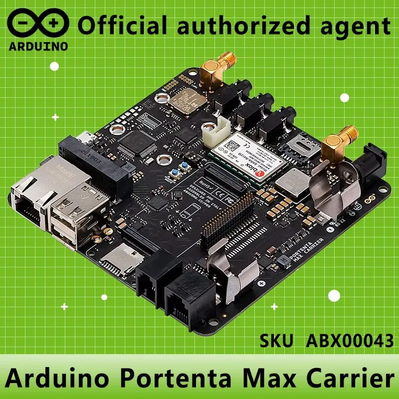 

Плата разработки Arduino Portenta Max Carrier ABX00043, оригинальный итальянский продукт, H7 X8 LoRa Cat.M1 NB-IoT