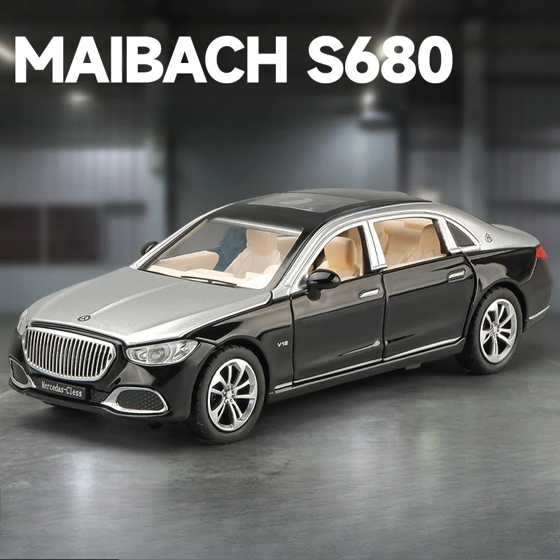 1:32 Big Ben Maybach S680 Automodell Simulation Legierung Luxusauto Kinderspielzeug Sammlung Ornament