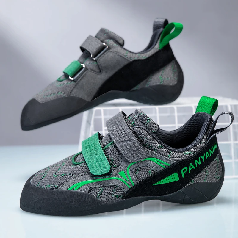 New Men's Rock Climbing Rotary Buckle Professional Climbing Training Shoes Outdoor Leisure Sports Sneakers Hiking Shoes for Men