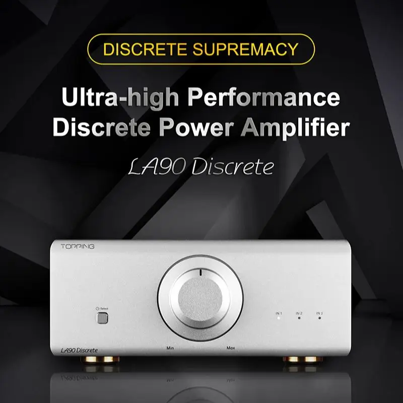 TOPPING LA90 Discrete Class A/B Power Amplifier 3x XLR/TRS Balanced Inputs Stereo Amplifer 120W Mono AMP 220W Linear Power Amp