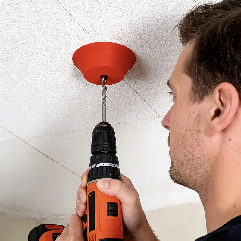 New Ceiling Drilling Dust Extractor,Wall Drilling,Dust Collection and Storage,Drill Bit Area Auxiliary Tool for DIY Renovation