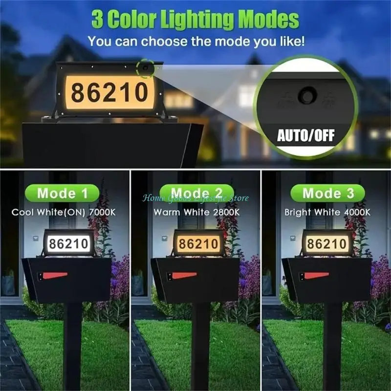 E74E Letter Box Light with IP65 Waterproof and 8-10 Hours Runtime User Friendly