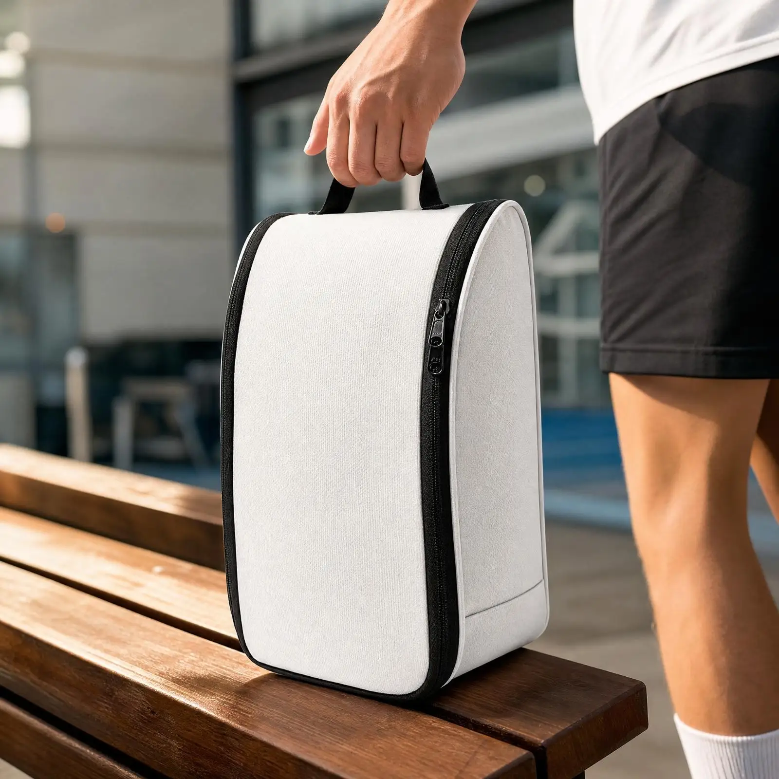 Lightweight Sports Footwear Carrier Oxford Cloth Bag for Shoes Storage and Organization at Home