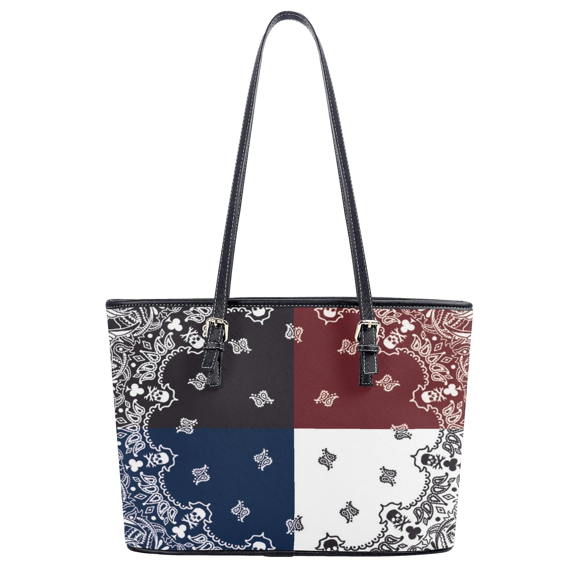 

Высококачественная сумка на одно плечо в стиле бандана с настраиваемым принтом и регулируемым ремнем для повседневного использования, готовая к работе