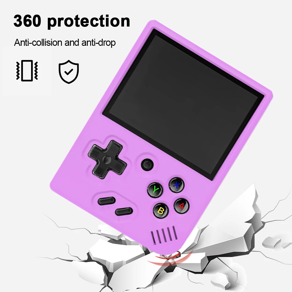 Funda protectora de silicona, funda protectora antiarañazos, funda protectora suave antideslizante con cordón para MIYOO MINI Plus