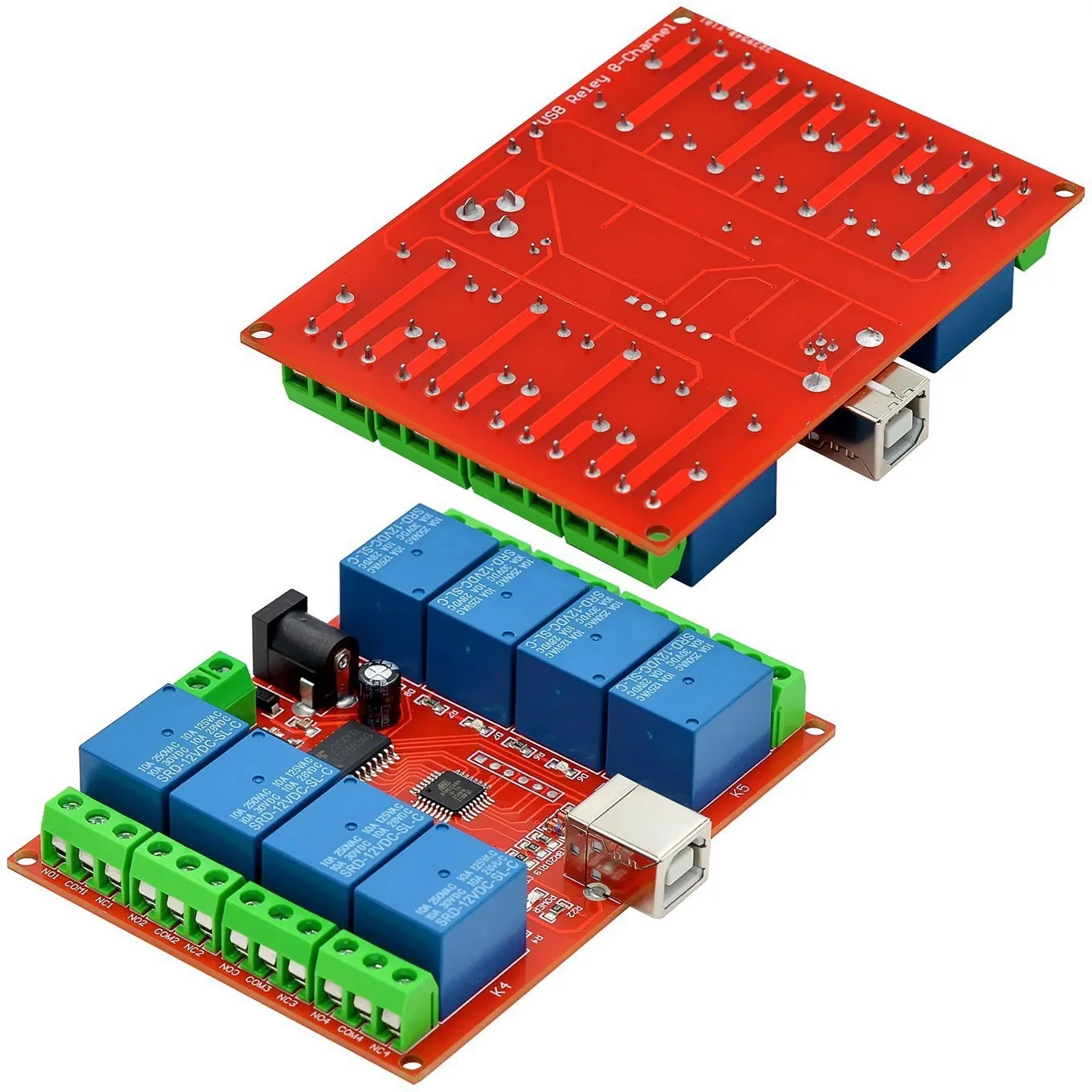 5V 12V 24V USB Relay Control Switch 1 2 4 8 Channel Programmable Computer Control for Smart Home PC Smart Controller