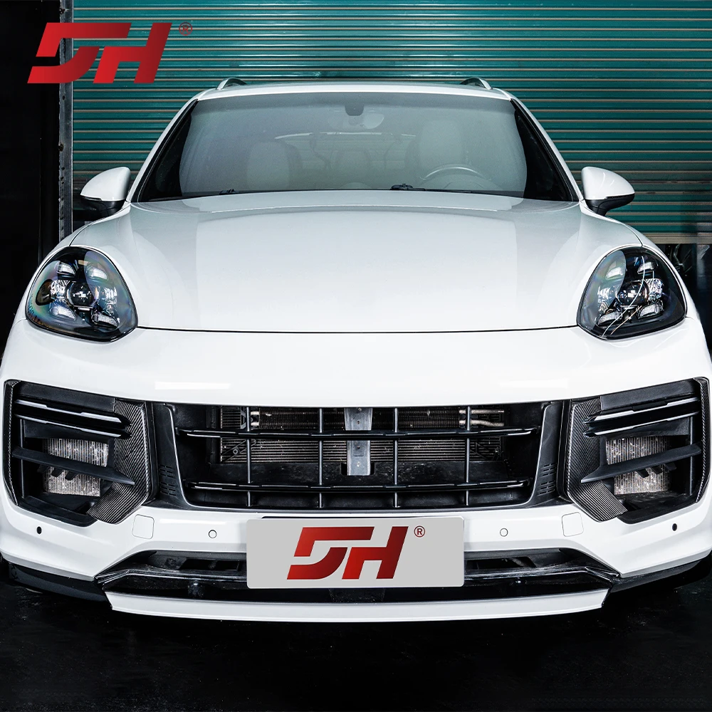 Automotive Carbon Fiber Front Bumper Grille Frame Suitable for Porsche Cayenne 9Y0.2 Turbo GT 2024-UP