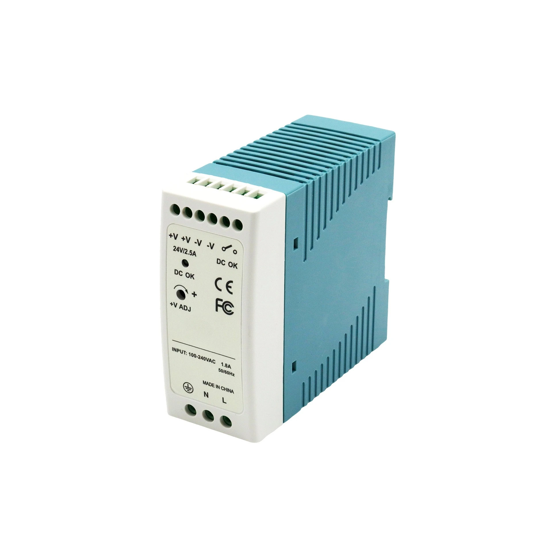 AC100-240V DC12V24V10W20W40W60W100W-MDR Импульсный источник питания на рейке