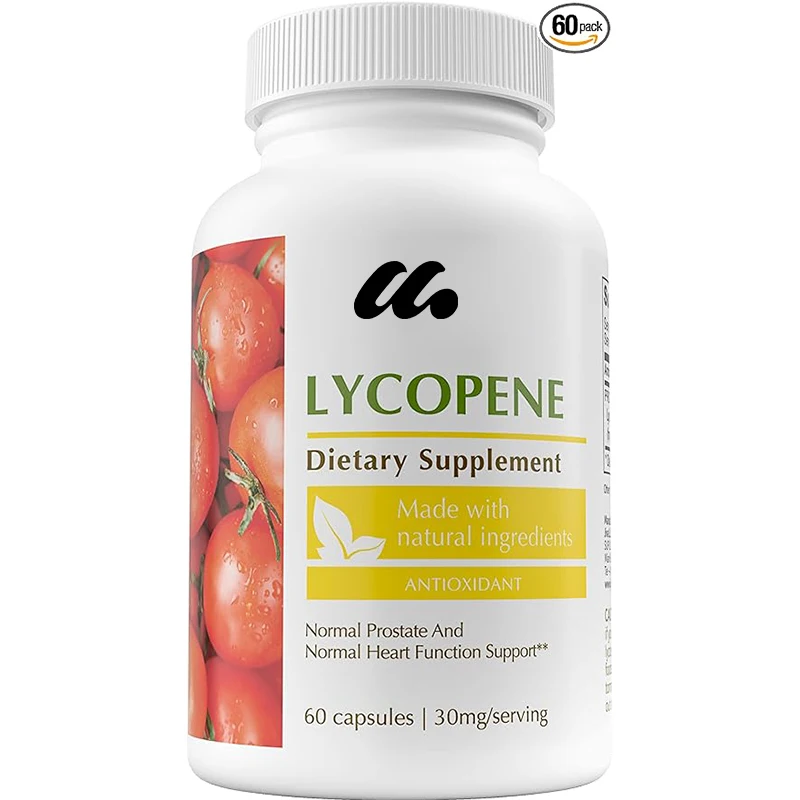 

Lycopene supplement 30mg capsules - Organic tomato extract, lycopene, prostate vitamin -60 vegetarian capsules