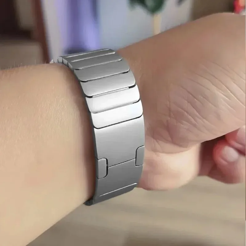 Metall-Gliederarmband für Samsung Galaxy Watch 8 Ultra 47 mm, langlebiges Edelstahl-Armband für Galaxy Watch 7 Ultra 47 mm, Zubehör