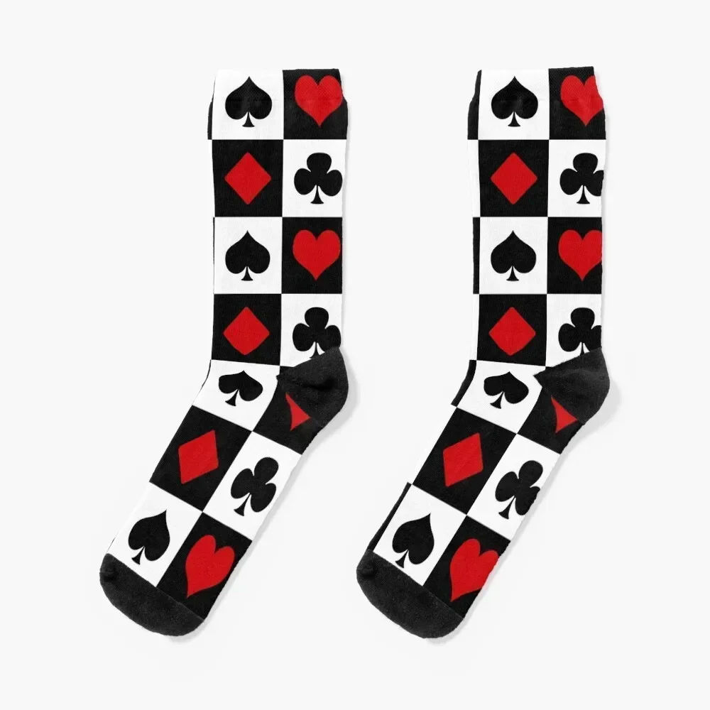 Playing card Socks kawaii happy moving stockings short Socks For Man Women's