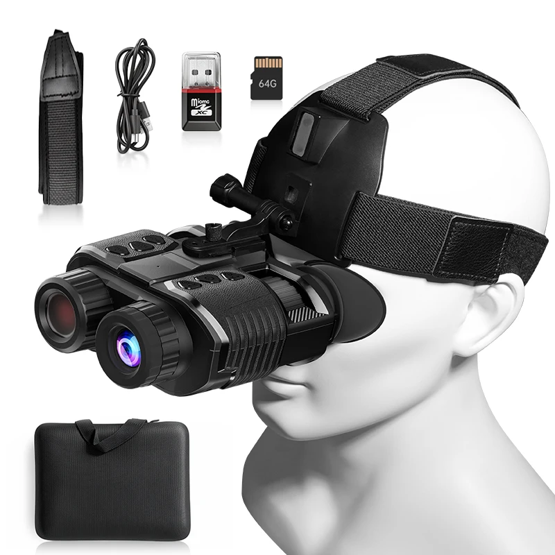4K Hunting Night Vision Camera 10X Zoom Infrared Night Vision Device for Hunting Security Vehicle Boat