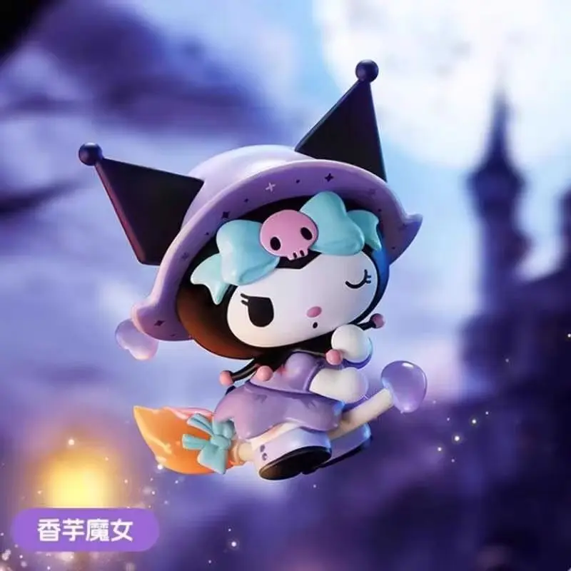 Historia mágica My Melody Kuromi Pochacco perro pudín lindo adorno de muñeca niña regalo de cumpleaños hecho a mano regalo de Navidad sorpresa