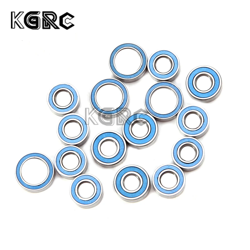 

16PCS Rubber Sealed Ball Bearing Kit For Tamiya TT02 TT-02 TT02D TT-02D 1/10 RC Car Upgrades Parts Accessories