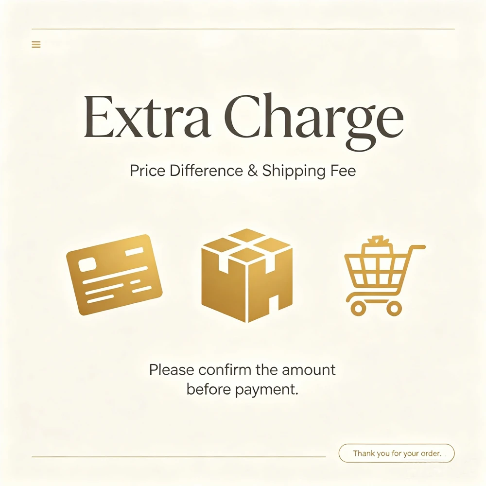 Shipping Cost & Price Difference Supplementary Payment Link Only Not Actual Item