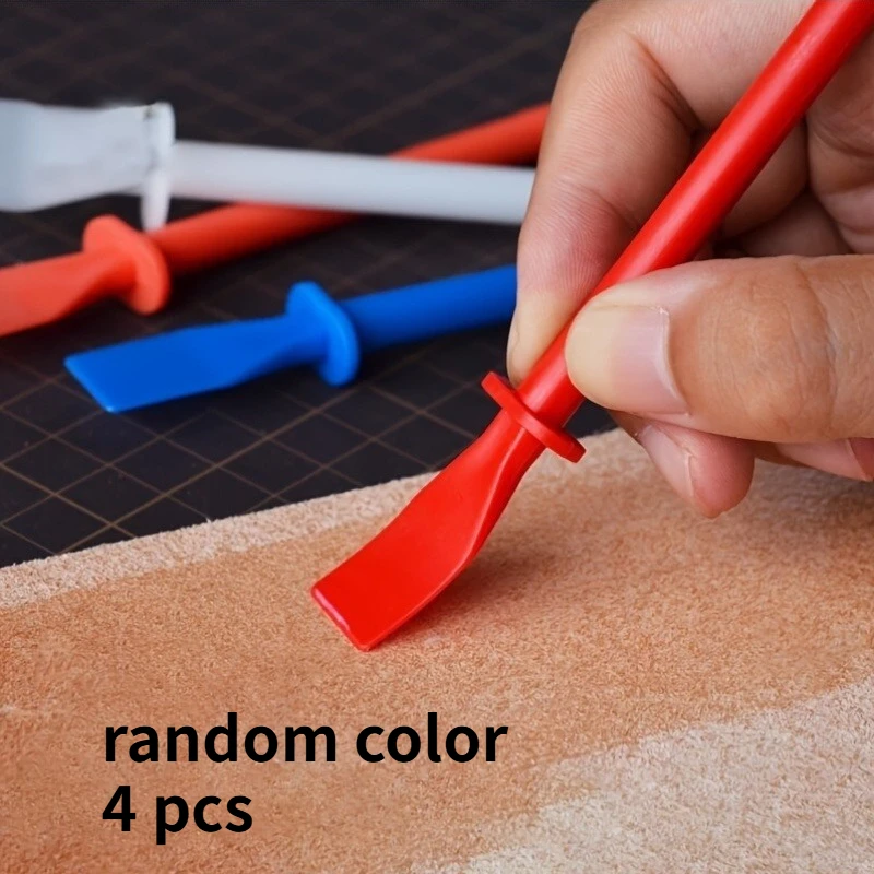Random color 4pcs long-lasting glue brush - User-friendly - Suitable for projects, painting application tools, brushing brushes