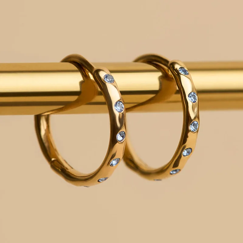 

Jenny&dave S925 Pure Silver Cool Style With Diamonds, Personalized And Versatile Jewelry Earrings Women's Earrings Ear Cuffs