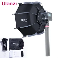 Ulanzi AS-D30 30cm paraguas plegable portátil Softbox octagonal Mini montaje Bowens empuñadura de panal para Ulanzi LT028 40W COB LED