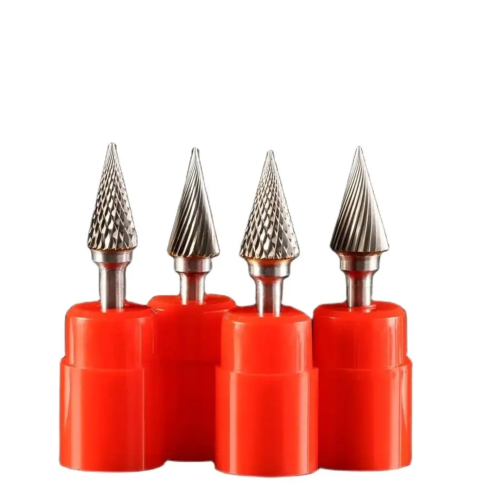 Weitol1pcs 1/4 inch 6mm M type carbide rotary files  carbide burrs cutter bits metal grinding tools