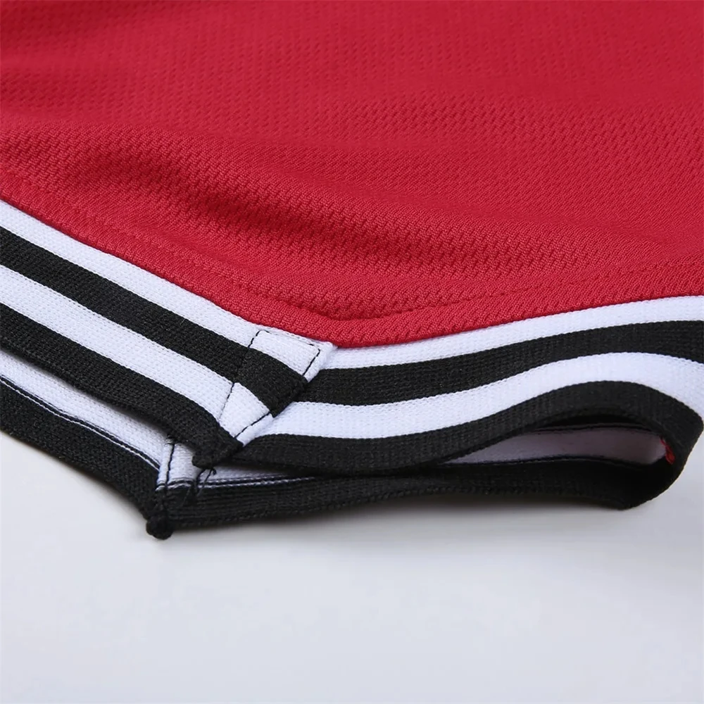 Breathable Quick Drying Mesh Sports Quarter Pants Men\'s Basketball Sports Shorts Summer Solid Color Men\'s Loose Sports Shorts