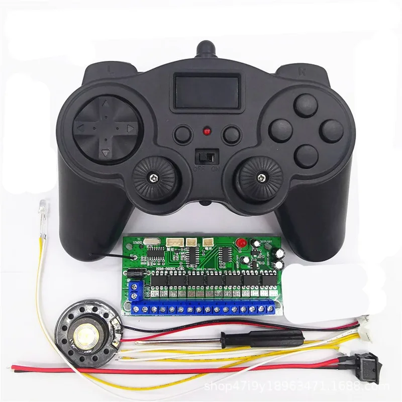 

DIY toy car robot excavator 12V remote control set 16 channel 2.4GHZ remote control receiver, science