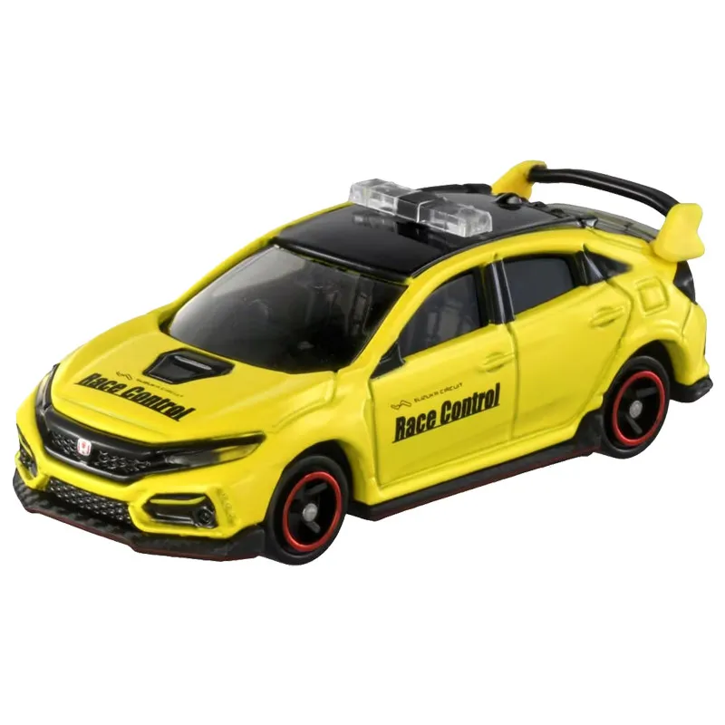 

Original TAKARA TOMY Tomica No.120 Honda Civic Type R Race Control Car 1/64 Diecast Alloy Model with Working Suspension Collecti