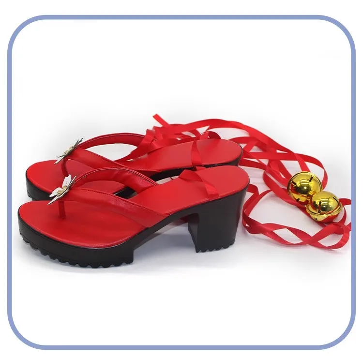 Zapatos Rojos de Cosplay para Halloween, botas hechas a medida, Anime, Fools enmascarados, fn-freeman