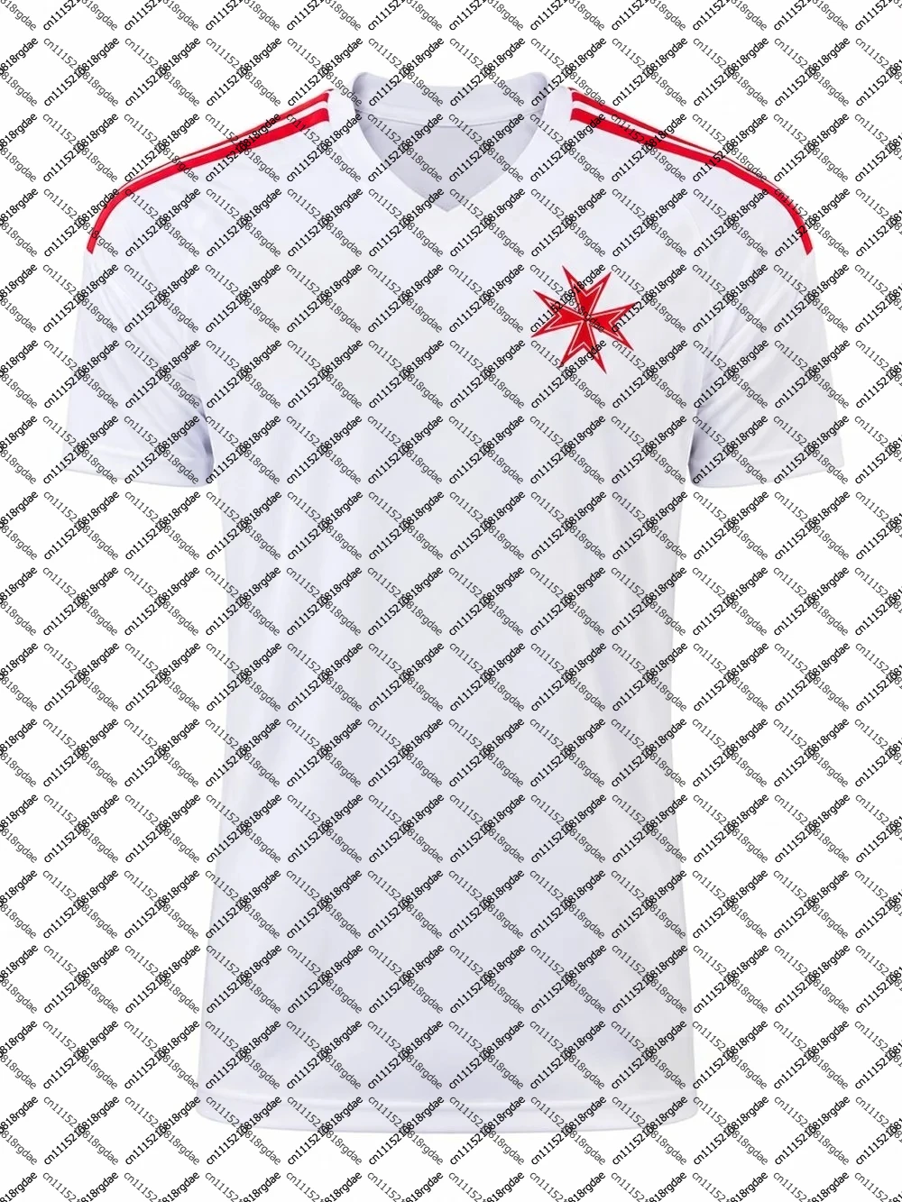 2026/27 New Arrivals Malta Men's Jersey Home Loose Quick Drying T-shirt Suitable for Daily and Training Wear Fan Clothing