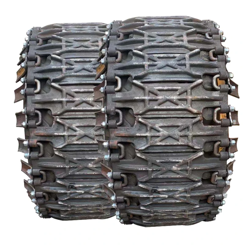 

Wheel Loader Tire Antiskid Protection Crawler Track Chains